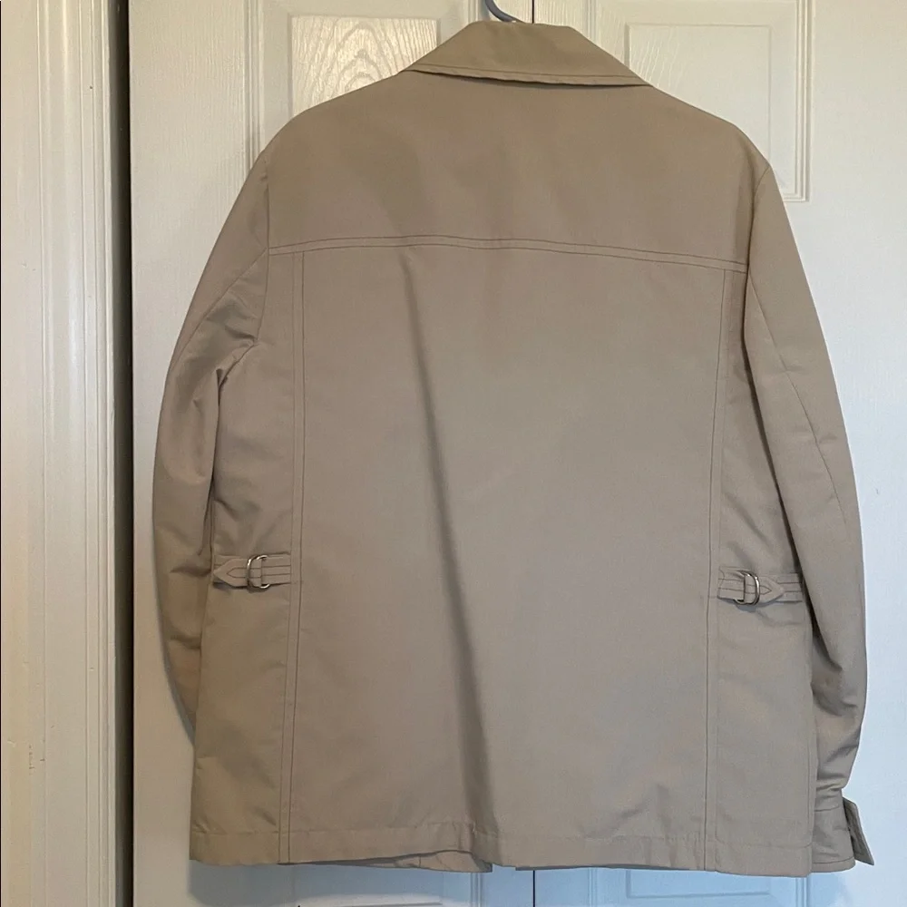 VTG 1970s London Fog Classic Tan Jacket 42L zip front